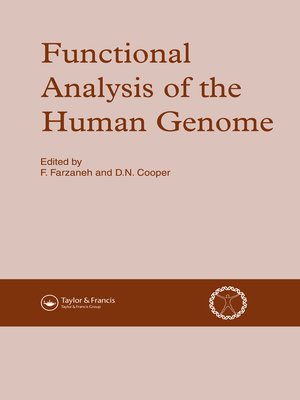cover image of Functional Analysis of the Human Genome